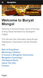 Mobile Screenshot of buryatmongol.org